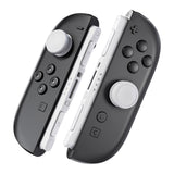 eXtremeRate Replacement 3D Joystick & Thumb Grips & Side Rail Shell Buttons for Nintendo Switch 2 JoyCon - White - YVENTM004