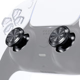 eXtremeRate Custom Dark Gray Metal Thumbsticks for PS5 Controller, Replacement Aluminum Analog Stick Joystick for PS4 Controller - Controller NOT Included - JPFC007