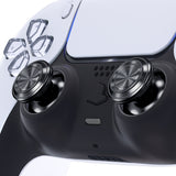 eXtremeRate Custom Dark Gray Metal Thumbsticks for PS5 Controller, Replacement Aluminum Analog Stick Joystick for PS4 Controller - Controller NOT Included - JPFC007