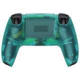 eXtremeRate Emerald Green Custom Back Housing Bottom Shell Compatible with ps5 Controller, Replacement Back Shell Cover Compatible with ps5 Controller - DPFM5009