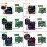 eXtremeRate Custom Back Housing Bottom Shell for PS5 Controller BDM-010/020/030/040/050/060 - Black - DPFP3009G2