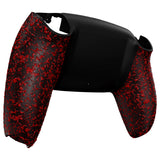 eXtremeRate Custom Back Housing Bottom Shell for PS5 Controller BDM-010/020/030/040/050/060 - Textured Red - DPFP3015G2