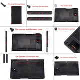 eXtremeRate SFC SNES Classic EU Style Console Back Plate DIY Replacement Housing Shell Case with Kickstand for Nintendo Switch Console - ZT106