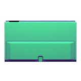 eXtremeRate Chameleon Green Purple Console Back Plate DIY Replacement Housing Shell Case with Kickstand for Nintendo Switch OLED – Console and Joycon NOT Included - GLUSOP006