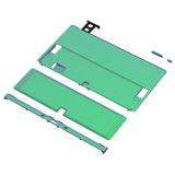 eXtremeRate Chameleon Green Purple Console Back Plate DIY Replacement Housing Shell Case with Kickstand for Nintendo Switch OLED – Console and Joycon NOT Included - GLUSOP006
