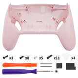 eXtremeRate Replacement Bottom Shell for Nintendo Switch 2 Pro Controller - Cherry Blossoms Pink - DVSPTM005