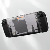 eXtremeRate Replacement DIY Rear Back Plate for Nintendo Switch 2 Handheld Console  (Without Kickstand) - Clear - GLTNTM006