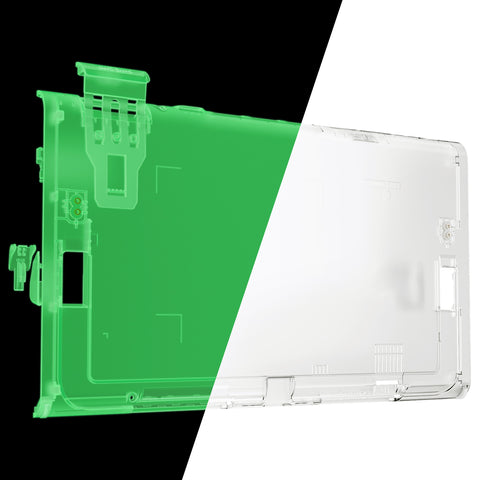 eXtremeRate Replacement DIY Rear Back Plate for Nintendo Switch 2 Handheld Console  (Without Kickstand) - Glow in Dark - Green - GLTNTM007