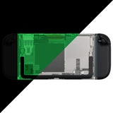 eXtremeRate Replacement DIY Rear Back Plate for Nintendo Switch 2 Handheld Console  (Without Kickstand) - Glow in Dark - Green - GLTNTM007