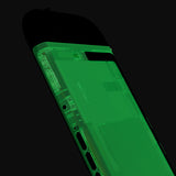 eXtremeRate Replacement DIY Rear Back Plate for Nintendo Switch 2 Handheld Console  (Without Kickstand) - Glow in Dark - Green - GLTNTM007