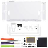 eXtremeRate Replacement DIY Rear Back Plate for Nintendo Switch 2 Handheld Console  (Without Kickstand) - White - GLTNTM008