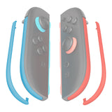 eXtremeRate Replacement Decorative Strips for Joycon 2 of Nintendo Switch 2 - Blue & Orange - CULNTM012