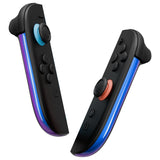 eXtremeRate Replacement Decorative Strips for Joycon 2 of Nintendo Switch 2 - Chameleon Purple Blue - CULNTP001