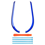 eXtremeRate Replacement Decorative Strips for Joycon 2 of Nintendo Switch 2 - Chrome Blue - CULNTD004