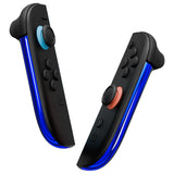 eXtremeRate Replacement Decorative Strips for Joycon 2 of Nintendo Switch 2 - Chrome Blue - CULNTD004