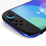 eXtremeRate Replacement Decorative Strips for Joycon 2 of Nintendo Switch 2 - Chrome Blue - CULNTD004
