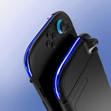 eXtremeRate Replacement Decorative Strips for Joycon 2 of Nintendo Switch 2 - Chrome Blue - CULNTD004