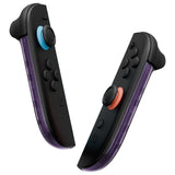 eXtremeRate Replacement Decorative Strips for Joycon 2 of Nintendo Switch 2 - Clear Atomic Purple - CULNTM001