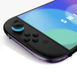 eXtremeRate Replacement Decorative Strips for Joycon 2 of Nintendo Switch 2 - Clear Atomic Purple - CULNTM001