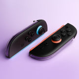 eXtremeRate Replacement Decorative Strips for Joycon 2 of Nintendo Switch 2 - Clear Atomic Purple - CULNTM001