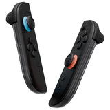eXtremeRate Replacement Decorative Strips for Joycon 2 of Nintendo Switch 2 - Clear Slate Black - CULNTM002