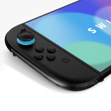 eXtremeRate Replacement Decorative Strips for Joycon 2 of Nintendo Switch 2 - Clear Slate Black - CULNTM002