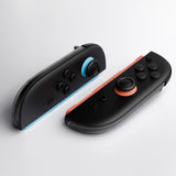 eXtremeRate Replacement Decorative Strips for Joycon 2 of Nintendo Switch 2 - Clear Slate Black - CULNTM002