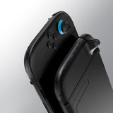 eXtremeRate Replacement Decorative Strips for Joycon 2 of Nintendo Switch 2 - Clear Slate Black - CULNTM002