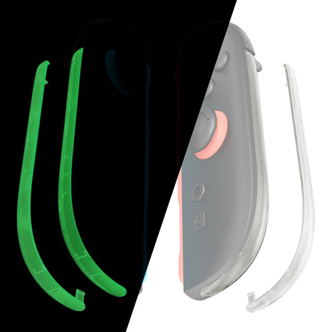 eXtremeRate Replacement Decorative Strips for Joycon 2 of Nintendo Switch 2 - Glow in Dark - Green - CULNTM007
