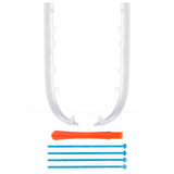 eXtremeRate Replacement Decorative Strips for Joycon 2 of Nintendo Switch 2 - White - CULNTM008