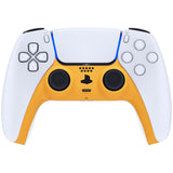 eXtremeRate Caution Yellow Decorative Trim Shell Compatible with ps5 Controller, DIY Replacement Clip Shell, Custom Plates Cover Compatible with ps5 Controller w/ Accent Rings - GPFP3009
