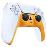 eXtremeRate Caution Yellow Decorative Trim Shell Compatible with ps5 Controller, DIY Replacement Clip Shell, Custom Plates Cover Compatible with ps5 Controller w/ Accent Rings - GPFP3009