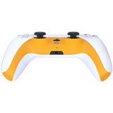eXtremeRate Caution Yellow Decorative Trim Shell Compatible with ps5 Controller, DIY Replacement Clip Shell, Custom Plates Cover Compatible with ps5 Controller w/ Accent Rings - GPFP3009
