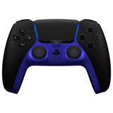 eXtremeRate Cobalt Blue Decorative Trim Shell Compatible with ps5 Controller, DIY Replacement Clip Shell, Custom Plates Cover Compatible with ps5 Controller w/ Accent Rings - GPFP3039