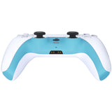 eXtremeRate Heaven Blue Decorative Trim Shell Compatible with ps5 Controller, DIY Replacement Clip Shell, Custom Plates Cover Compatible with ps5 Controller w/ Accent Rings - GPFP3010