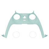 eXtremeRate Light Cyan Decorative Trim Shell Compatible with ps5 Controller, DIY Replacement Clip Shell, Custom Plates Cover Compatible with ps5 Controller w/ Accent Rings - GPFP3027