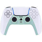 eXtremeRate Light Cyan Decorative Trim Shell Compatible with ps5 Controller, DIY Replacement Clip Shell, Custom Plates Cover Compatible with ps5 Controller w/ Accent Rings - GPFP3027