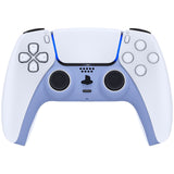 eXtremeRate Light Violet Decorative Trim Shell Compatible with ps5 Controller, DIY Replacement Clip Shell, Custom Plates Cover Compatible with ps5 Controller w/ Accent Rings - GPFP3015