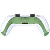 eXtremeRate Matcha Green Decorative Trim Shell Compatible with ps5 Controller, DIY Replacement Clip Shell, Custom Plates Cover Compatible with ps5 Controller w/ Accent Rings - GPFP3025