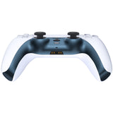 eXtremeRate Metallic Regal Blue Decorative Trim Shell Compatible with ps5 Controller, DIY Replacement Clip Shell, Custom Plates Cover Compatible with ps5 Controller w/ Accent Rings - GPFP3020