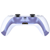 eXtremeRate Metallic Snowstorm Mauve Decorative Trim Shell Compatible with ps5 Controller, DIY Replacement Clip Shell, Custom Plates Cover Compatible with ps5 Controller w/ Accent Rings - GPFP3021