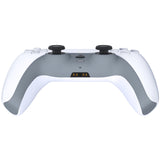 eXtremeRate New Hope Gray Decorative Trim Shell Compatible with ps5 Controller, DIY Replacement Clip Shell, Custom Plates Cover Compatible with ps5 Controller w/ Accent Rings - GPFP3037