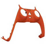 eXtremeRate Orange Decorative Trim Shell Compatible with ps5 Controller, DIY Replacement Clip Shell, Custom Plates Cover Compatible with ps5 Controller w/ Accent Rings - GPFP3004