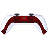 eXtremeRate Scarlet Red Decorative Trim Shell Compatible with ps5 Controller, DIY Replacement Clip Shell, Custom Plates Cover Compatible with ps5 Controller w/ Accent Rings - GPFP3003
