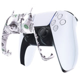 eXtremeRate The $100 Cash Money Patterned Decorative Trim Shell Compatible with ps5 Controller, DIY Replacement Clip Shell, Custom Plates Cover Compatible with ps5 Controller with Accent Rings - GPFS2003