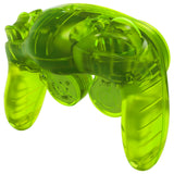 eXtremeRate Clear Lime Green Replacement Faceplate Backplate with Buttons for Nintendo GameCube Controller - GCNM5005