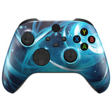 eXtremeRate Aero Slash Magic Replacement Part Faceplate, Housing Shell Case for Xbox Series S & Xbox Series X Controller Accessories - Controller NOT Included - FX3T209