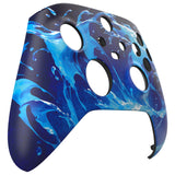 eXtremeRate Aqua Magic Replacement Part Faceplate, Housing Shell Case for Xbox Series S & Xbox Series X Controller Accessories - Controller NOT Included - FX3T207
