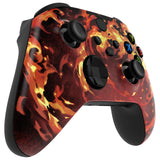 eXtremeRate Blazing Magic Replacement Part Faceplate, Housing Shell Case for Xbox Series S & Xbox Series X Controller Accessories - Controller NOT Included - FX3T205