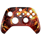 eXtremeRate Blazing Magic Replacement Part Faceplate, Housing Shell Case for Xbox Series S & Xbox Series X Controller Accessories - Controller NOT Included - FX3T205